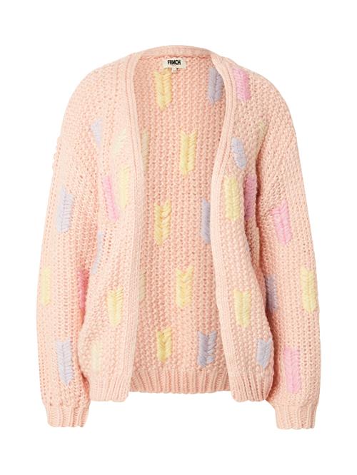 Se FRNCH PARIS Cardigan  gul / lilla / pink / pudder ved About You