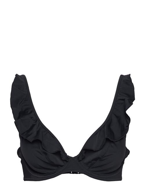 Jewel Cove Uw High Apex Bikini Top Freya Black