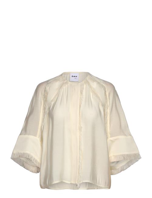 Se Cassie - Sheer Fringes Day Birger Et Mikkelsen Cream ved Booztlet