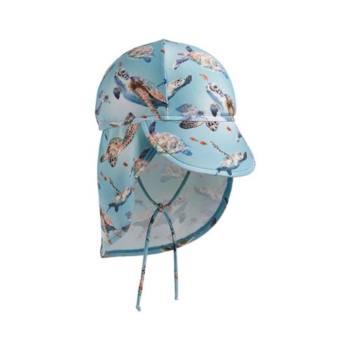 Molo Nando Sun Hat Baby Turtles 1-2 Y  Blå  1-2 år  Unisex