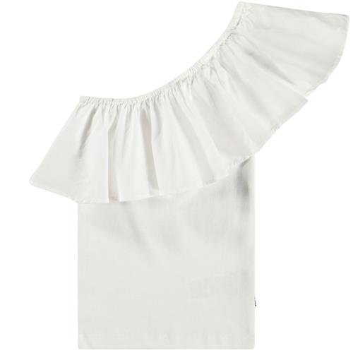Molo Rebecca Sleeveless Top Crisp White 134/140 cm  Hvid  134/140 cm  kvinde