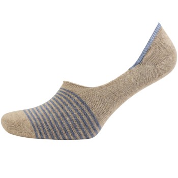 Amanda Christensen Strømper True Stripe Invisible Sock Lysbrun  Str 43/44