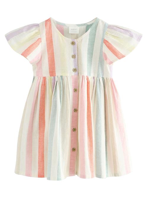 Next Kjole  pastelgul / mint / lavendel / orange