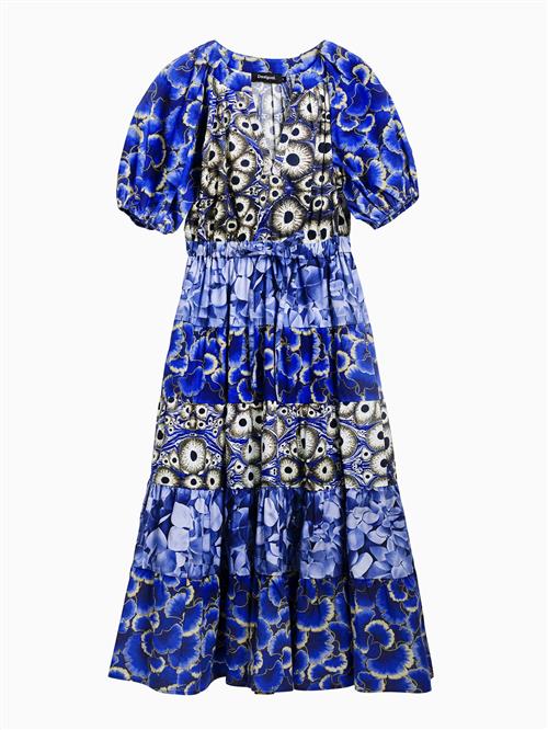 Desigual Kjole 'Designed by Mr. Christian Lacroix'  blå / sort / hvid