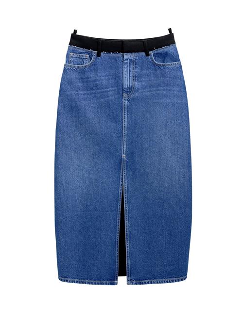 Desigual Nederdel 'Two-Tone'  blå / sort