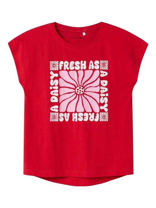 NAME IT Bluser & t-shirts 'NKFViolet'  lyserød / rød / hvid