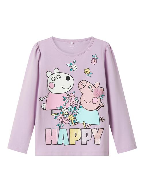 NAME IT Bluser & t-shirts 'NMFFIFFI PEPPA'  lyseblå / orkidee / lyserød / sort