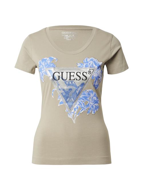 GUESS Shirts  blå / khaki / sort / sølv