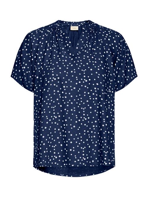 Fransa Bluse 'FRKAMMA'  navy / hvid