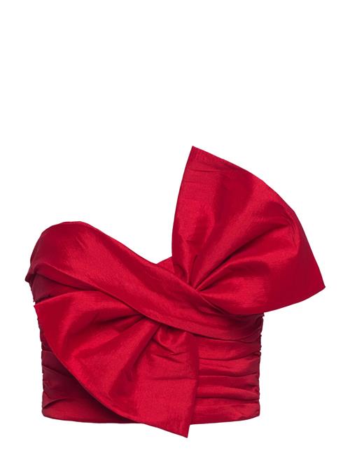 Se Lexana Bow Bustier Bardot Red ved Booztlet