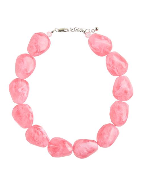 Se Pcshia Necklace Pieces Pink ved Booztlet