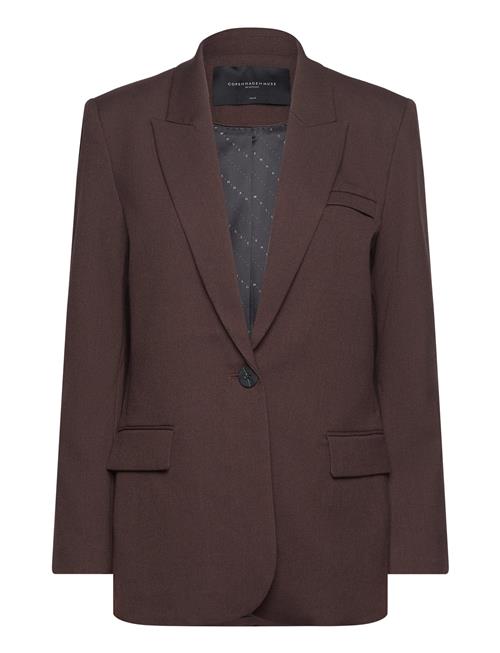 Cmtailor-Blazer Is A Blazer In The Iconic, Stylish Tailor-Material With Logo Pri Copenhagen Muse Brown