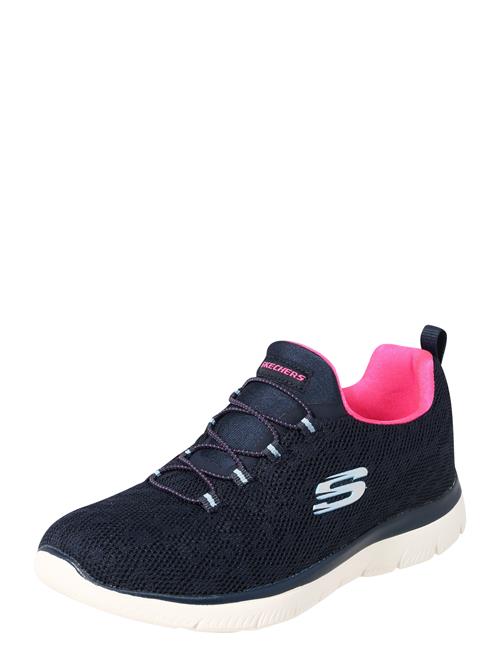 Se SKECHERS Sneaker low 'Summits'  navy / opal / pink / hvid ved About You