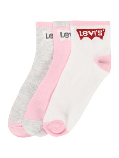 LEVI'S ® Sokker 'BATWING'  grå / pink / hvid