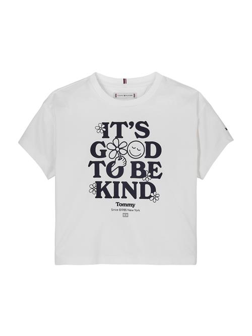 TOMMY HILFIGER Bluser & t-shirts 'FUN'  sort / hvid