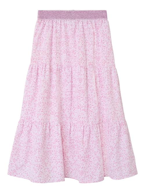 NAME IT Nederdel  pink / hvid