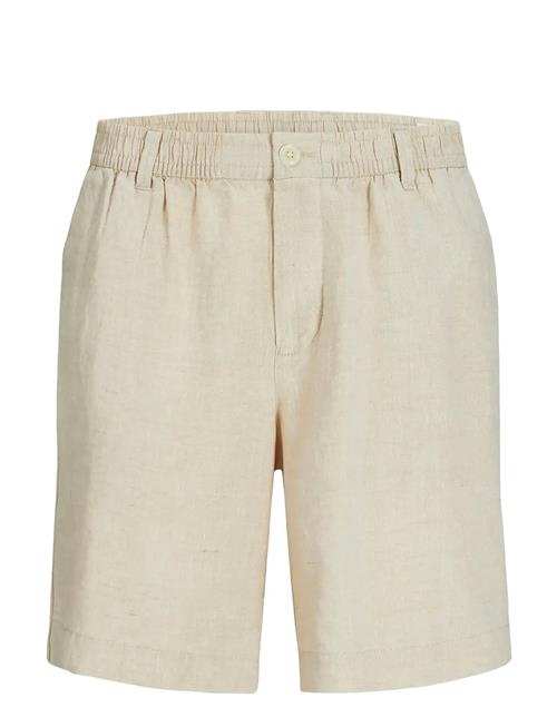 Jack & Jones Jpstbill Jjlawrence Linen Short Ln Jack & J S Cream