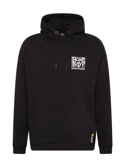 Se HOMEBOY Sweatshirt 'Old School'  grå-meleret / sort / hvid ved About You