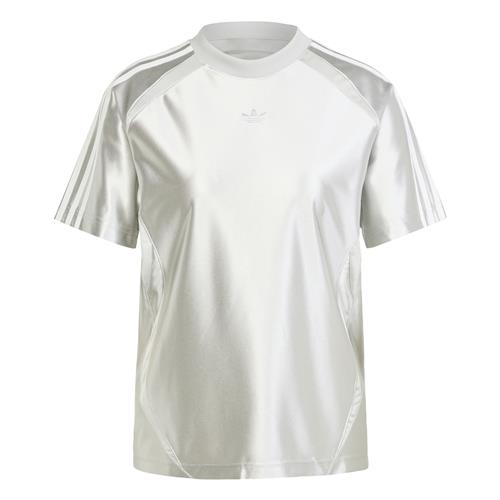 ADIDAS ORIGINALS Shirts 'Adicolor Teamgeist'  sølv / hvid