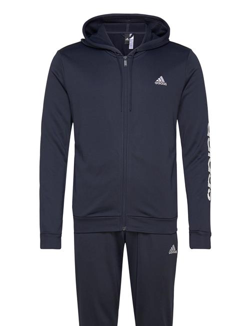 Se W Linear Ts Adidas Sportswear Navy ved Booztlet