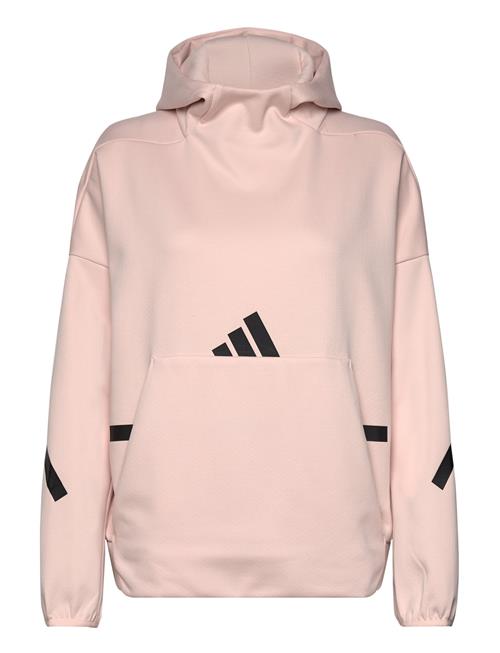 Z.n.e. Hooded Sweatshirt Adidas Sportswear Pink