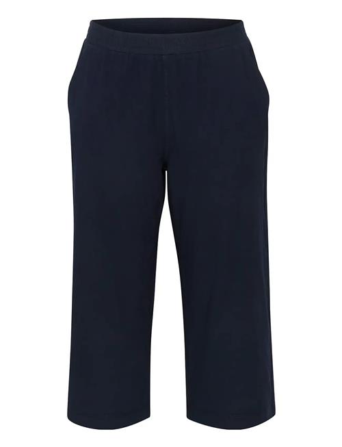 Se Kcnana Culotte Pants Kaffe Curve Navy ved Booztlet