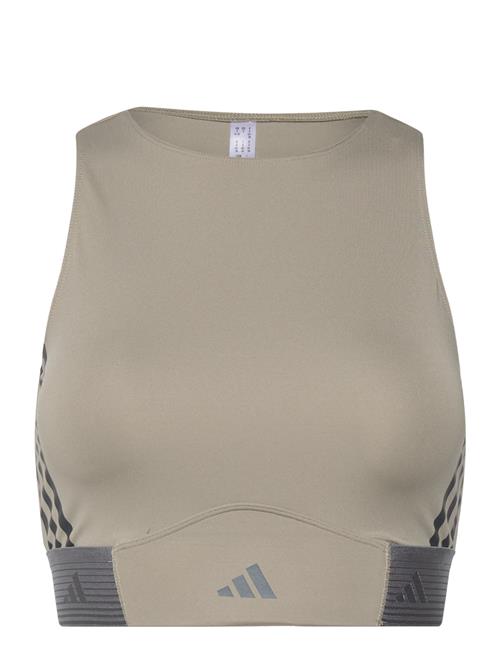 Se Hyperglam Training Tank Top Adidas Performance Beige ved Booztlet