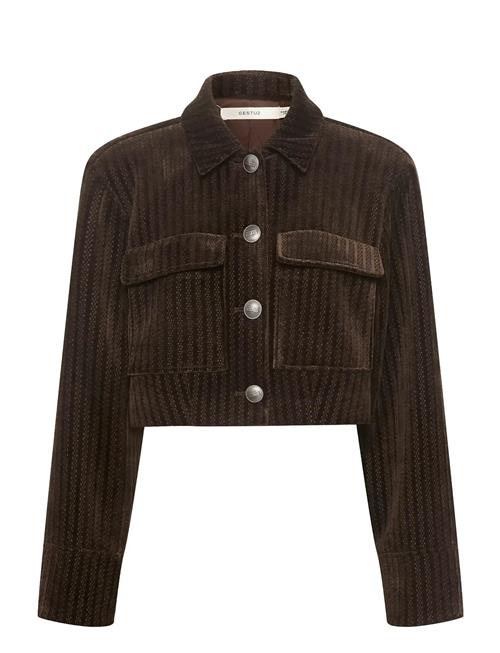 Elnoragz Pocket Jacket Gestuz Brown