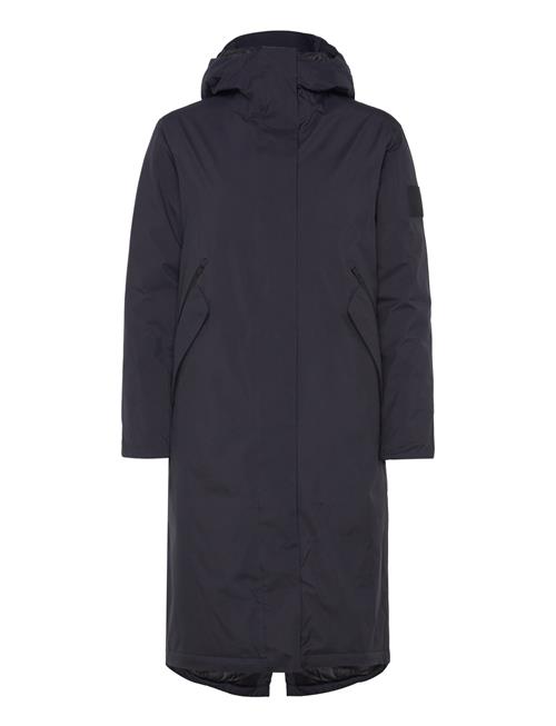 Se Brandenburger Coat W Jack Wolfskin Navy ved Booztlet