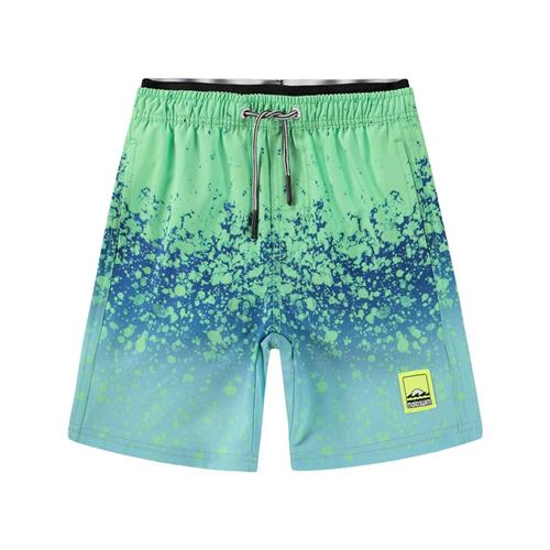 Molo Splash Pattern Neal Board Shorts 110/116 cm  Grøn  110/116 cm  Unisex