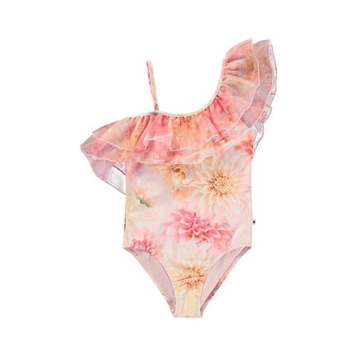 Molo Nilla Swimsuit i Dahila Pink 98 cm  Lyserød  98 cm  Unisex