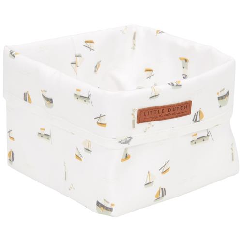 Little Dutch Sailors Bay Lille Opbevaringskurv Hvid One Size      Unisex
