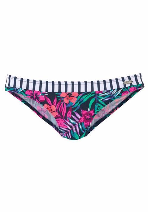 Se VENICE BEACH Bikinitrusse 'Summer'  navy / blandingsfarvet ved About You