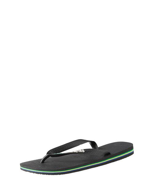 Se HAVAIANAS Klipklappere 'Brasil'  sort / hvid ved About You