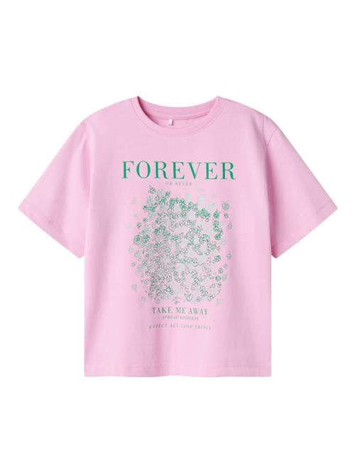 NAME IT Bluser & t-shirts 'NKFDask'  grøn / smaragd / lyserød