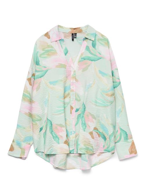 VERO MODA Bluse 'JOSIE'  camel / turkis / mint / pastelpink