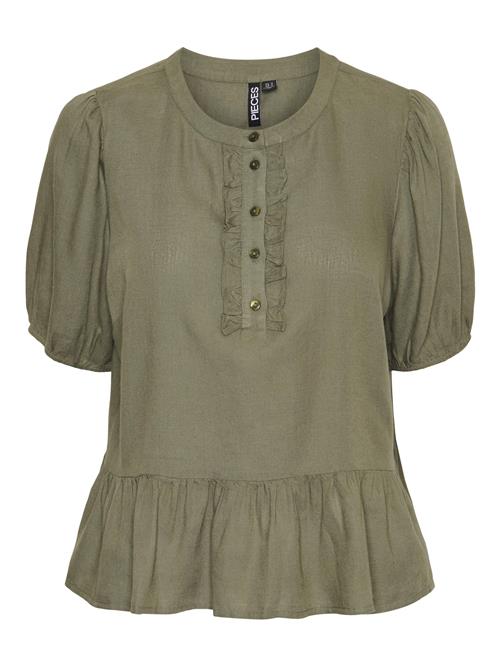 Se PIECES Bluse 'PCPia'  khaki ved About You