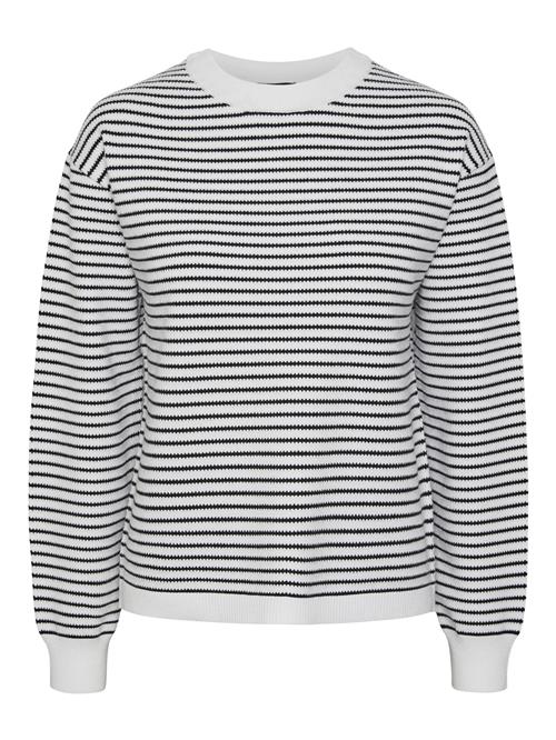 PIECES Pullover 'PCPhilippa'  sort / hvid