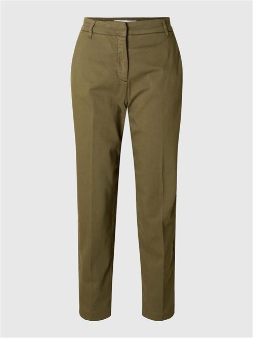 SELECTED FEMME Lærredsbukser  khaki