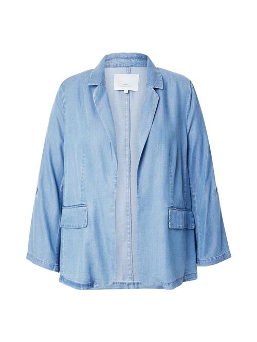 Se ONLY Carmakoma Blazer 'CARCHARIS'  blue denim ved About You