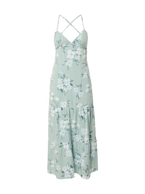 HOLLISTER Sommerkjole  lyseblå / smaragd / pastelgrøn / hvid