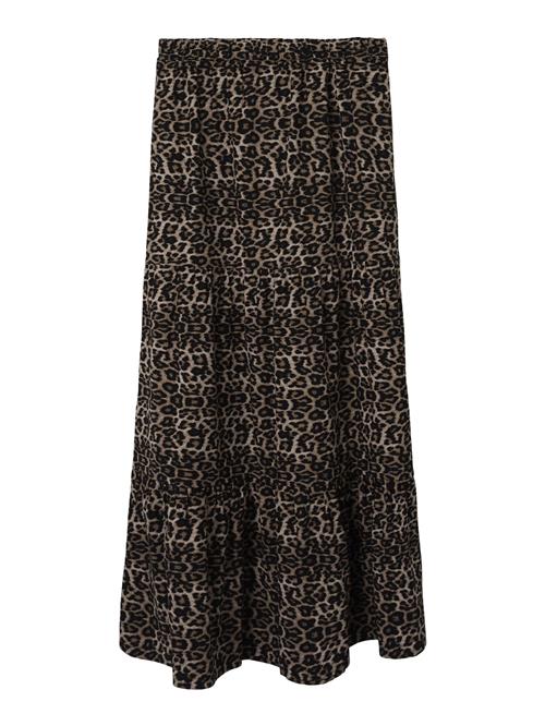 NAME IT Nederdel  beige / choko / sort