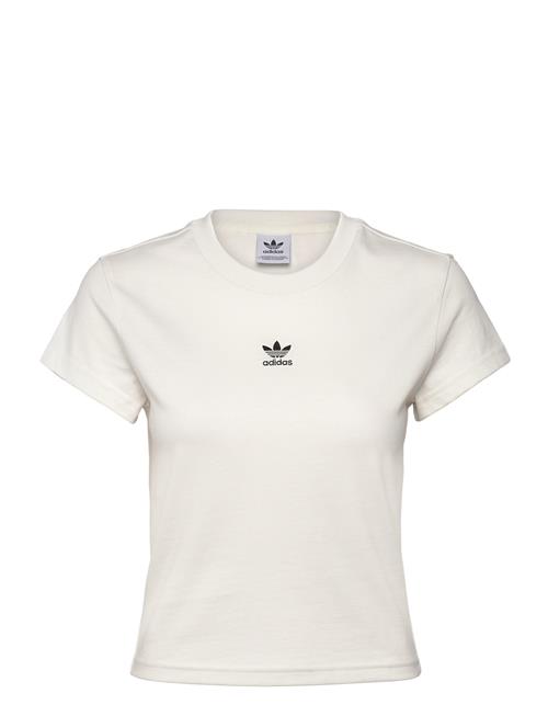 Se Essentials Slim Tee Adidas Originals Cream ved Booztlet