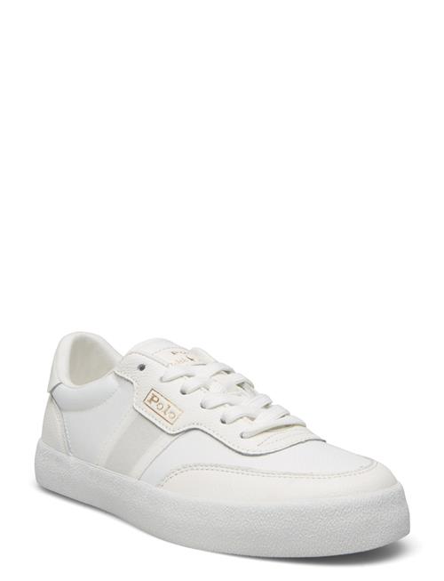 Se Court Vulc Striped Sneaker Polo Ralph Lauren White ved Booztlet