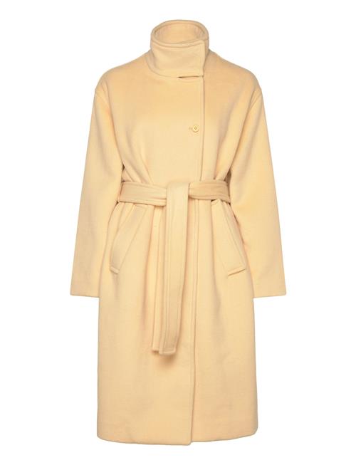 Long Sleeve High Collar Coat, 2268 STINE GOYA Yellow