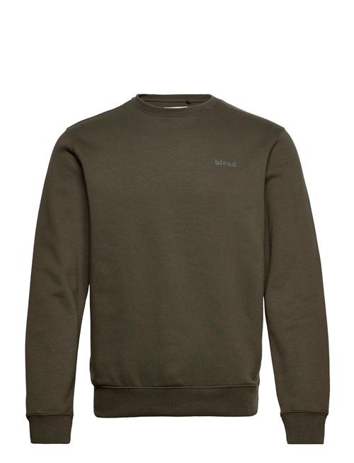 Se Bhdownton Crew Neck Sweat Noos Blend Khaki ved Booztlet