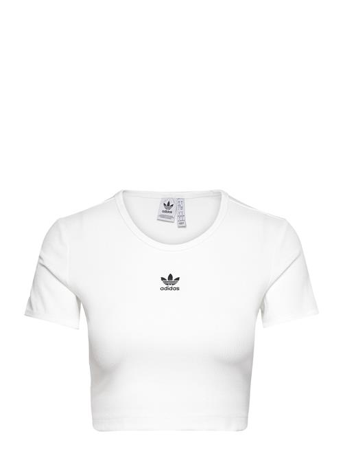 Se Ess Rib Tee Adidas Originals White ved Booztlet