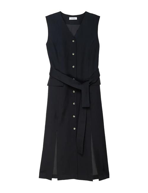 Linen-Blend Dress, Daldere Ivo Nikkolo Black