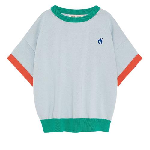 True Artist L'orangerie Strikket T-shirt Light Blue 12-13 Y  Blå  12-13 år  Unisex