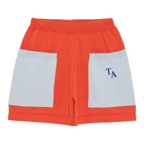 True Artist L'orangerie Strikkede Shorts Orange 4-5 Y  Orange.  4-5 år  Unisex